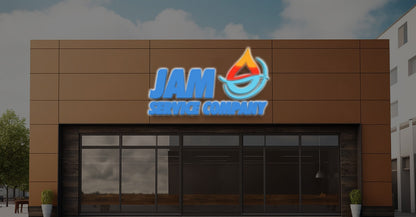 Custom 3D Metal Frontlit And Backlit Sign For Michael Gallagher