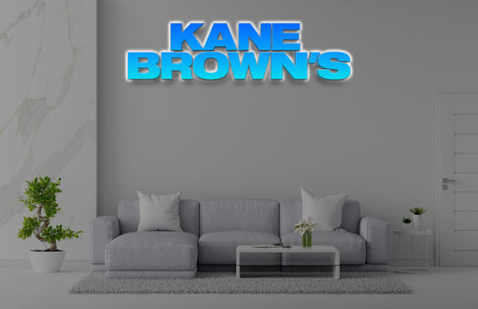 Custom Acrylic Backlit Sign For Christiana