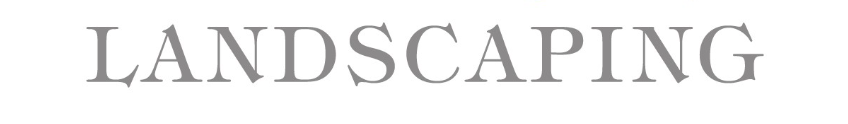 Custom Landscaping Letters For James