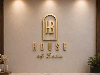 Custom 3D Gold Metal Nonlit Sign For Shannon Adas