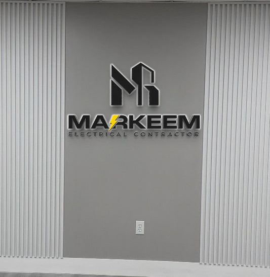 Custom Outdoor Backlit Sign For Marco