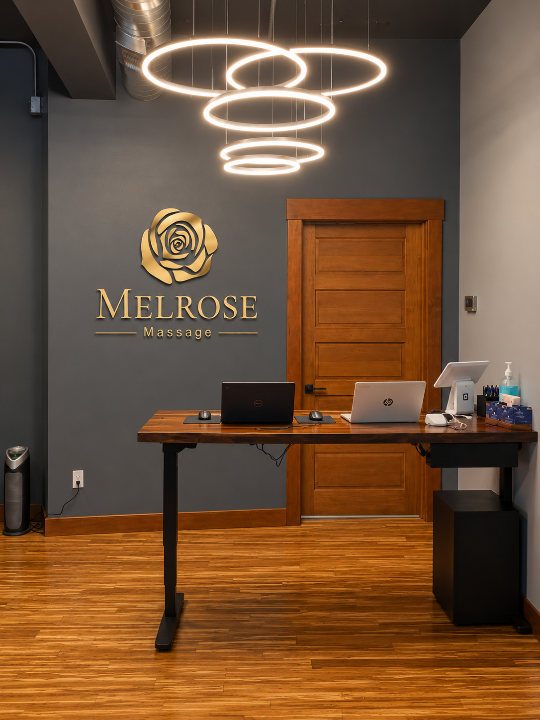 Custom Gold Metal Without Backlit Sign For Brett Fiedler