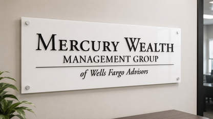 Custom Acrylic Plate With 10mm Acrylic Letters Sign For Theresa Miles