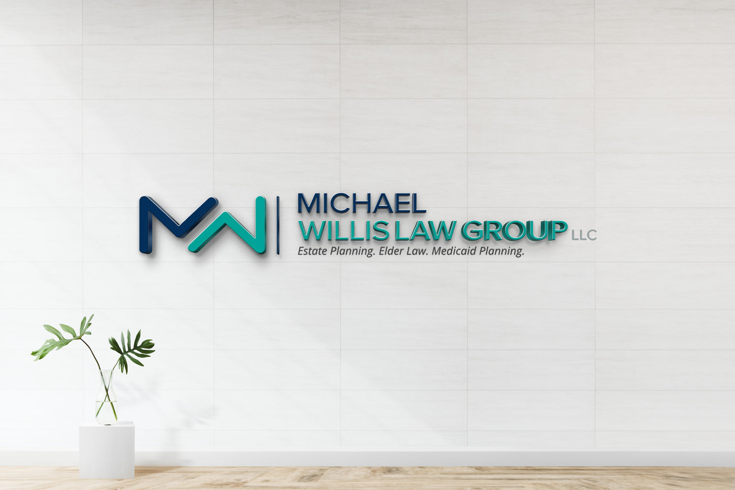 Two Custom 3D Metal Nonlit Signs For Michael