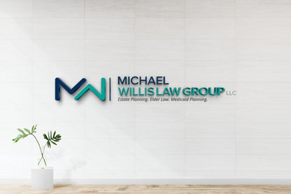 Two Custom 3D Metal Nonlit Signs For Michael