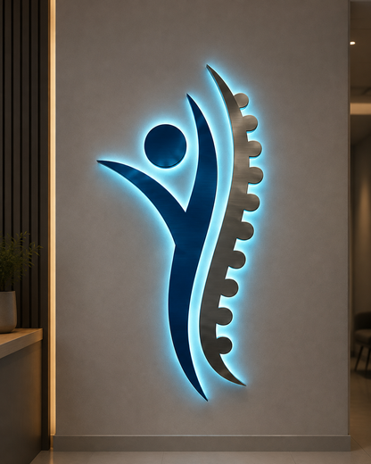 Custom 3D Metal Backlit Sign For Heather Edenfield