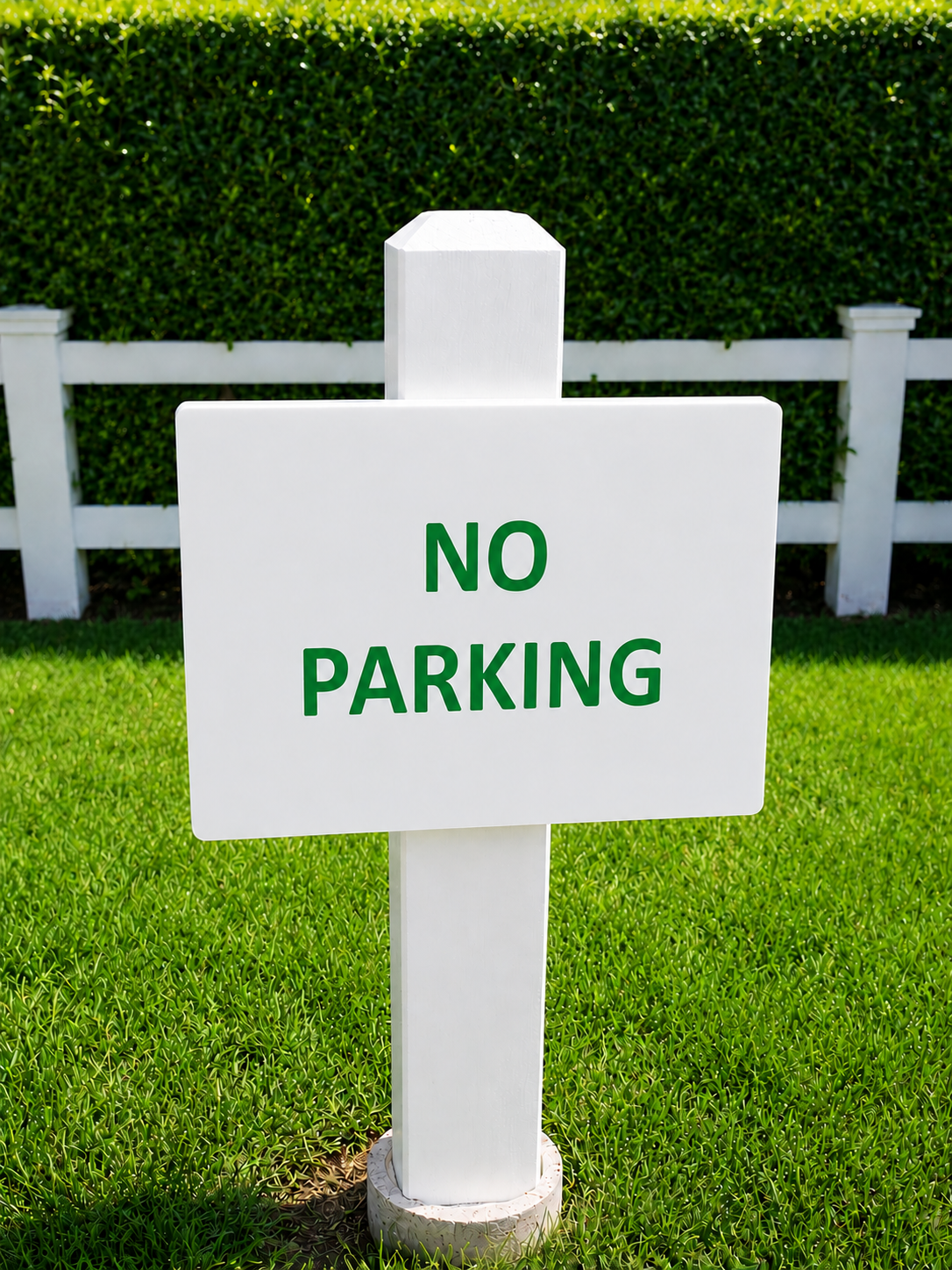 12 Custom No Parking Signs For Davina Webb