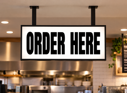 Two Custom Lightbox Signs For Emilee