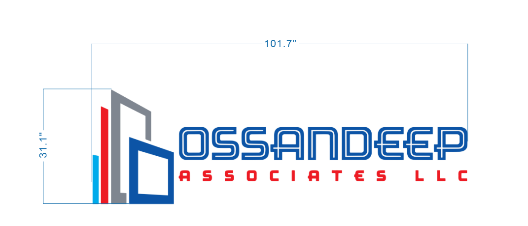 Four Custom Sign For Ossandeep Associates LLC - Melissa Loza