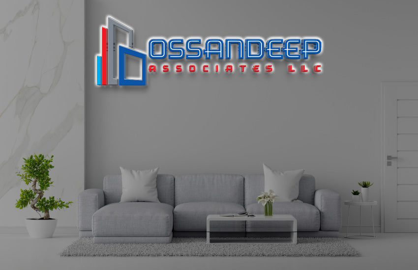 Four Custom Sign For Ossandeep Associates LLC - Melissa Loza