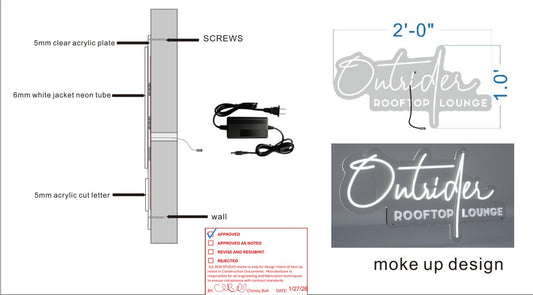Custom Sign For Inn Vision Hospitality - Remaining 75% Payment