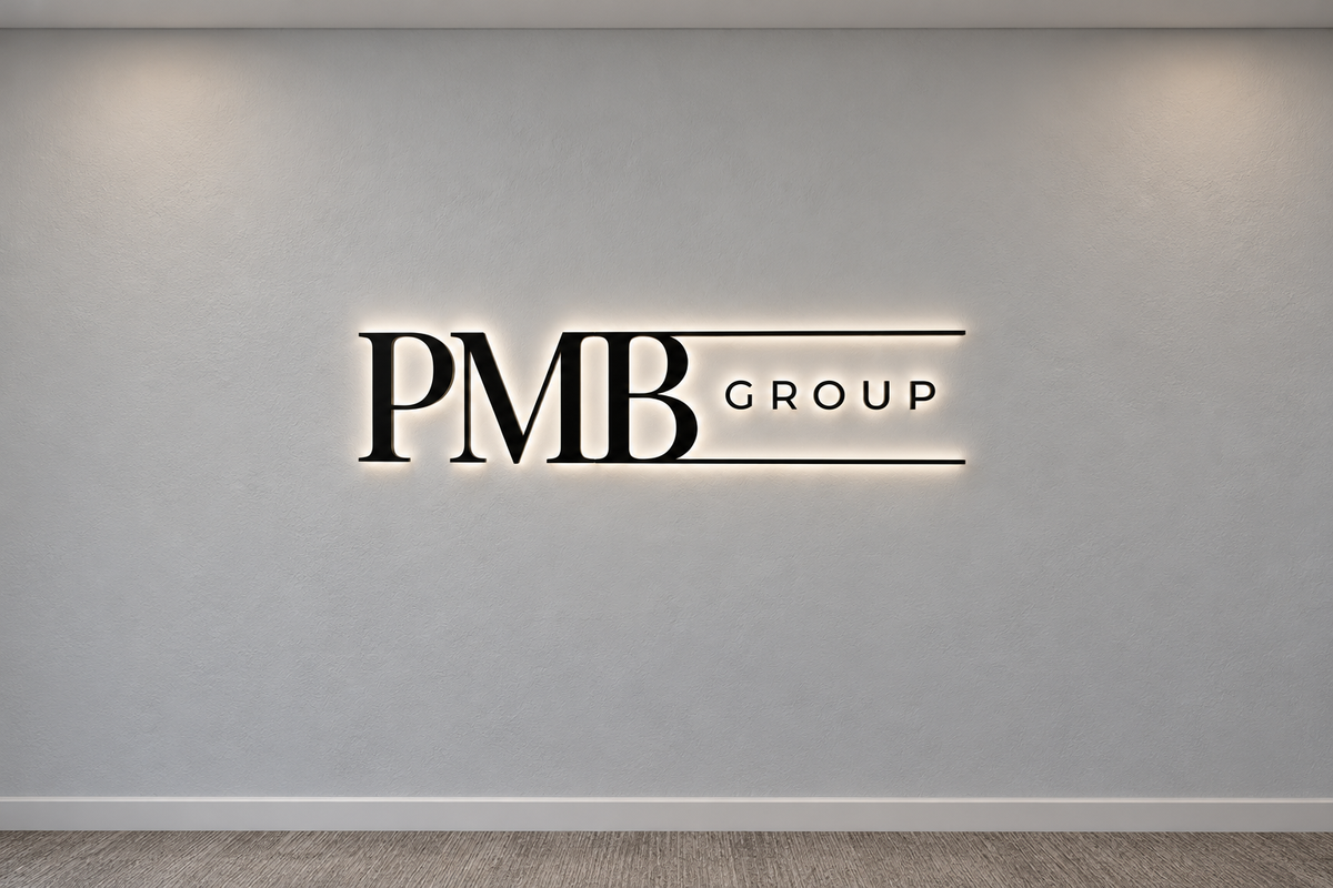 Custom 3D Acrylic Backlit Sign For Peter Blicharz