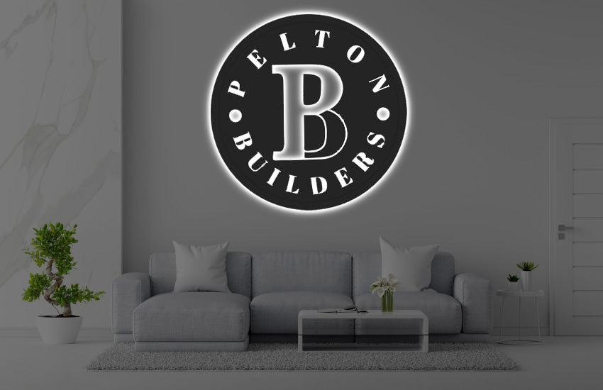 Custom Cut Out Backlit Sign For Amy