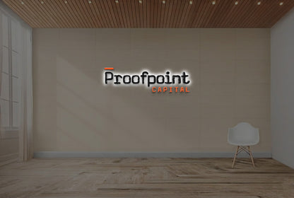 Custom 3D Acrylic Backlit Sign For Dan Goldsmith