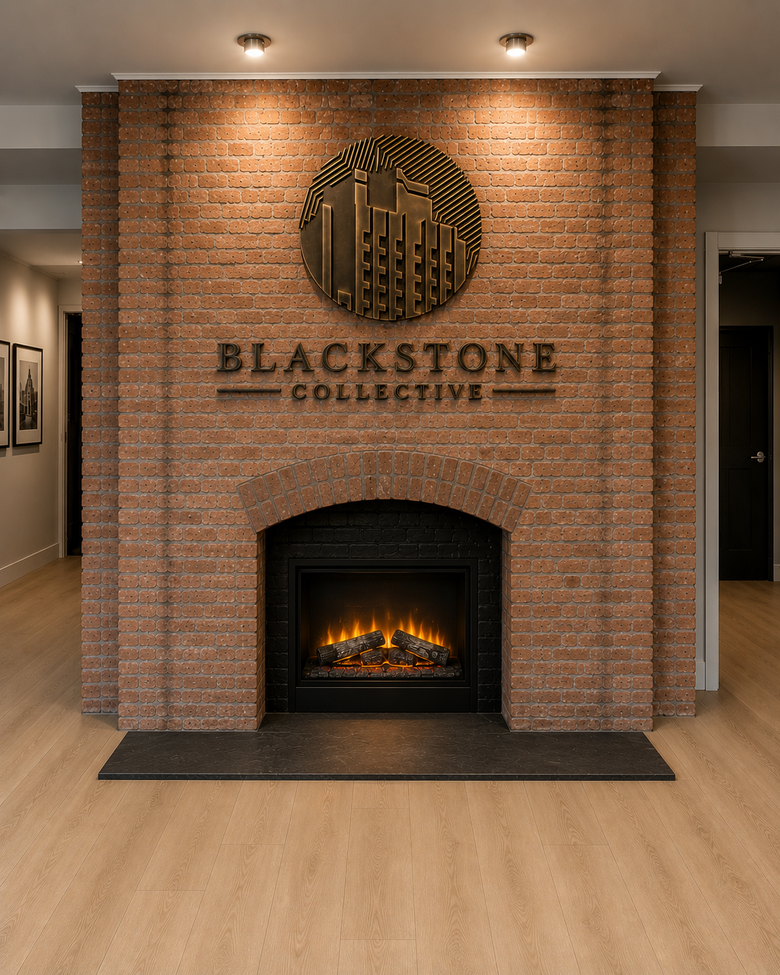Custom 3D Metal Nonlit With Metal Backboard (circle) Tonja Stapleton