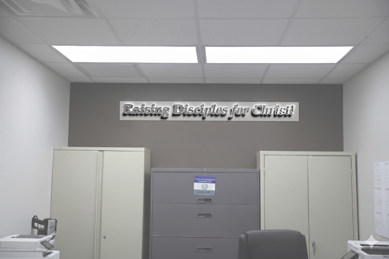 Custom Indoor Sign For Calvary Chapel Academy - Chantal Beltran