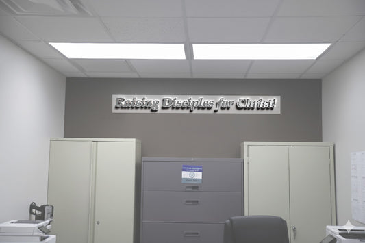 Custom Indoor Sign For Calvary Chapel Academy - Chantal Beltran