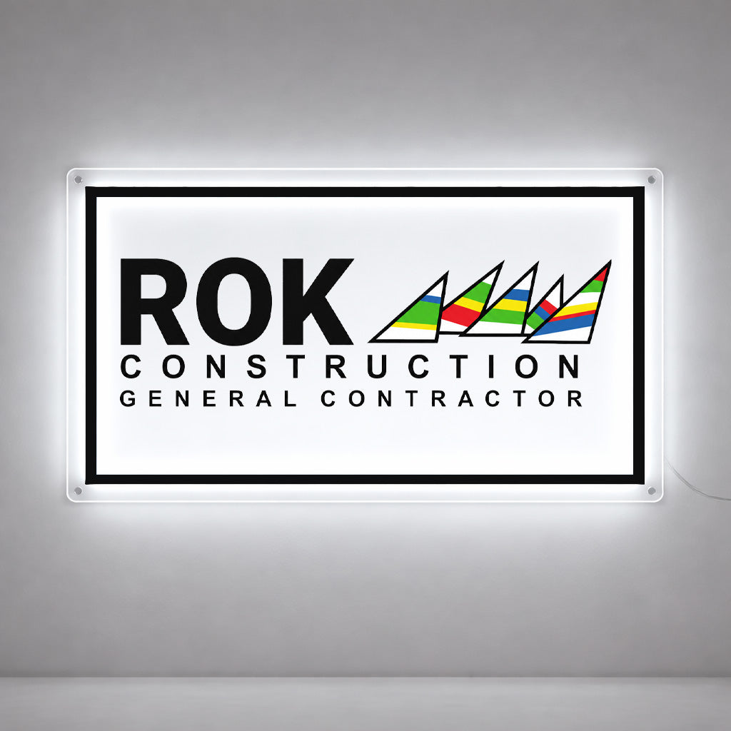 Custom Acrylic Backlit Sign For Alex