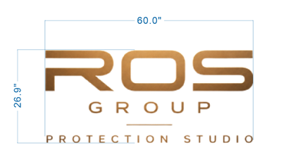 Custom Gold Metal Backlit Sign For Roberto - Volt Signs