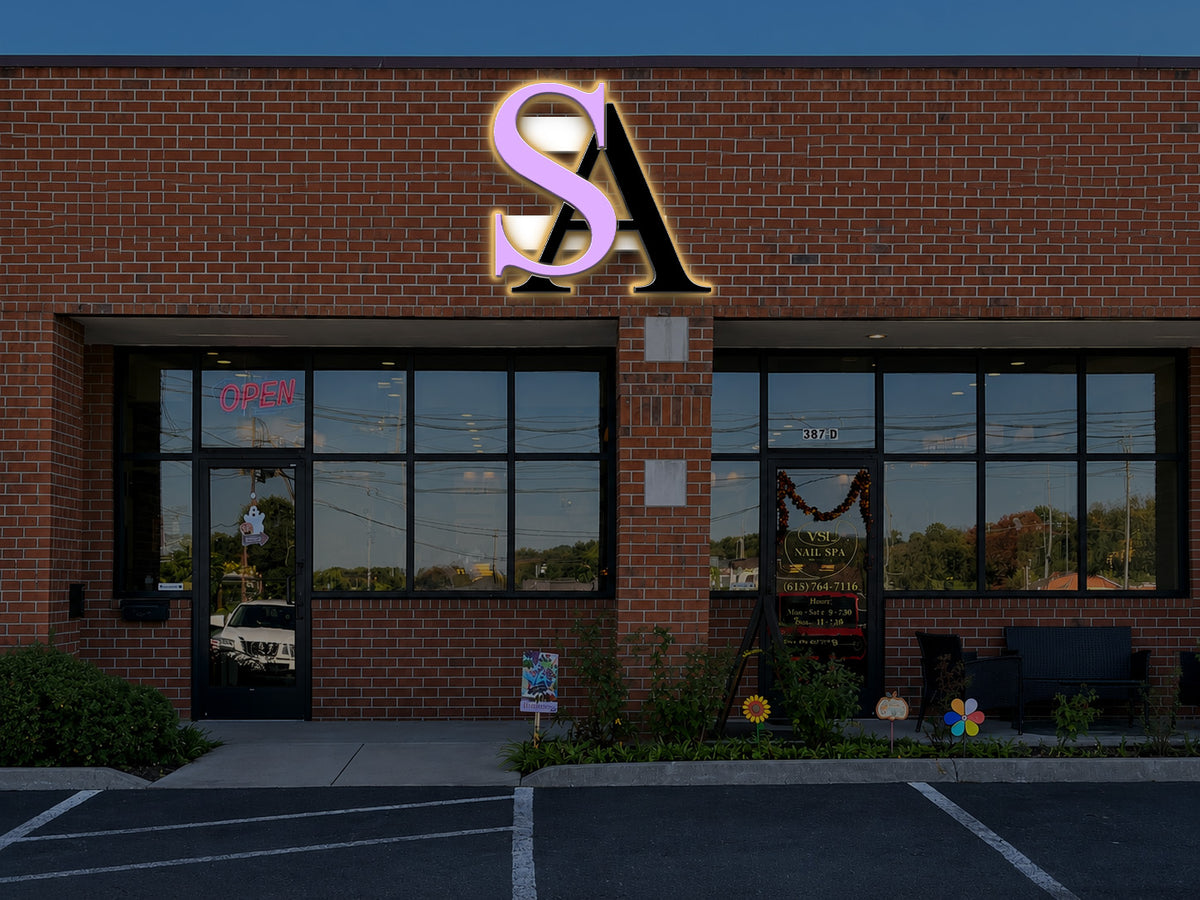 Custom 3D Backlit With Raceway Sign For Yvette - Volt Signs