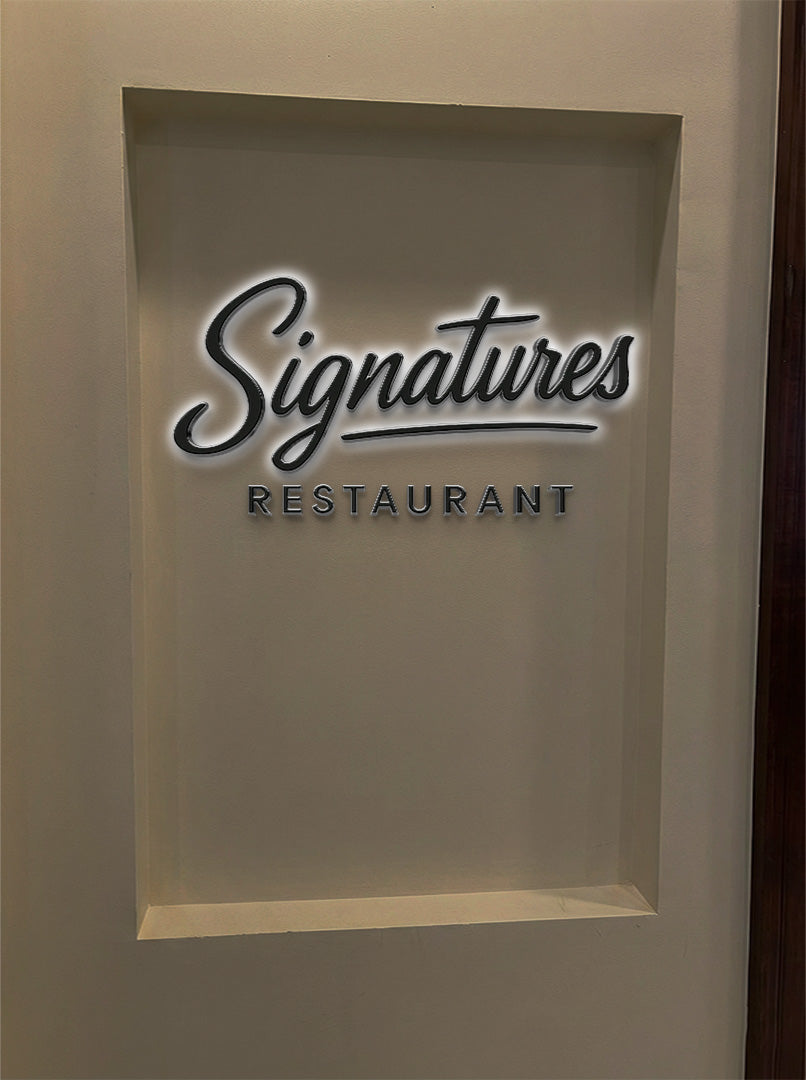 Custom Acrylic Backlit Sign For Heather Corton