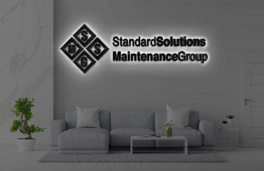 Custom Metal Backlit Sign For Tera