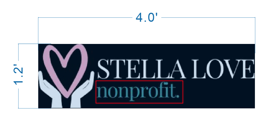 Custom 3D Metal Non-backlit Sign For Stella Love