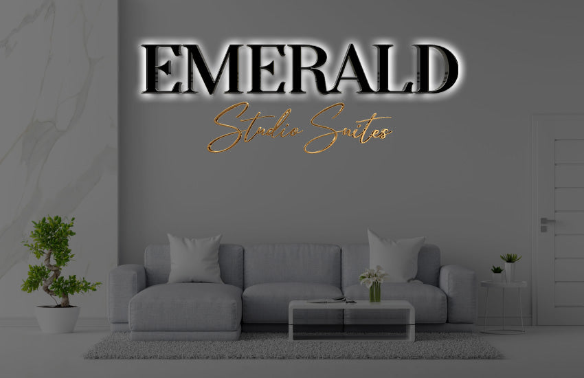 Custom Backlit Sign For David