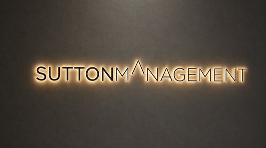 Custom 3D Acrylic Backlit Sign For Michael Sutton