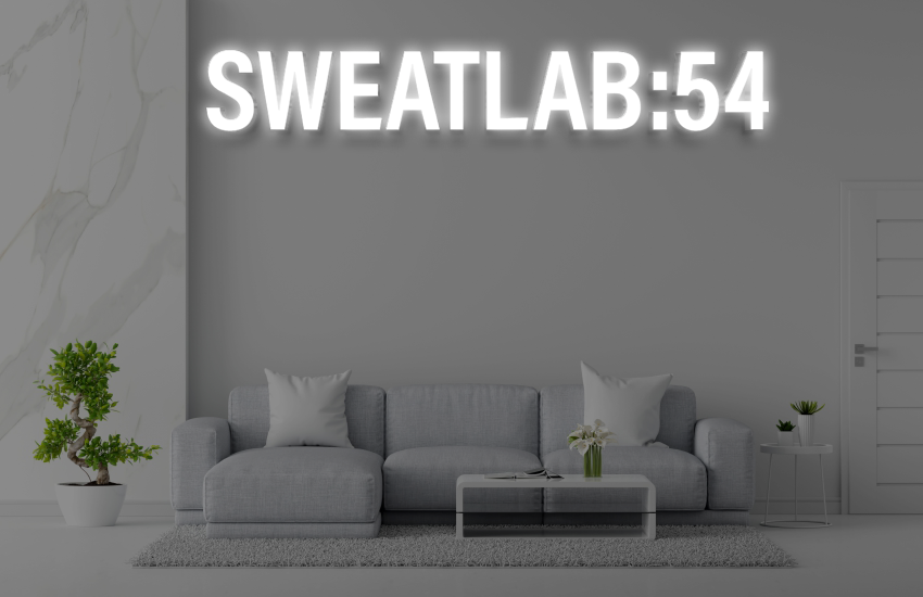 Three Custom Front Lit Signs For SWEAT LAB 54 - DAVID