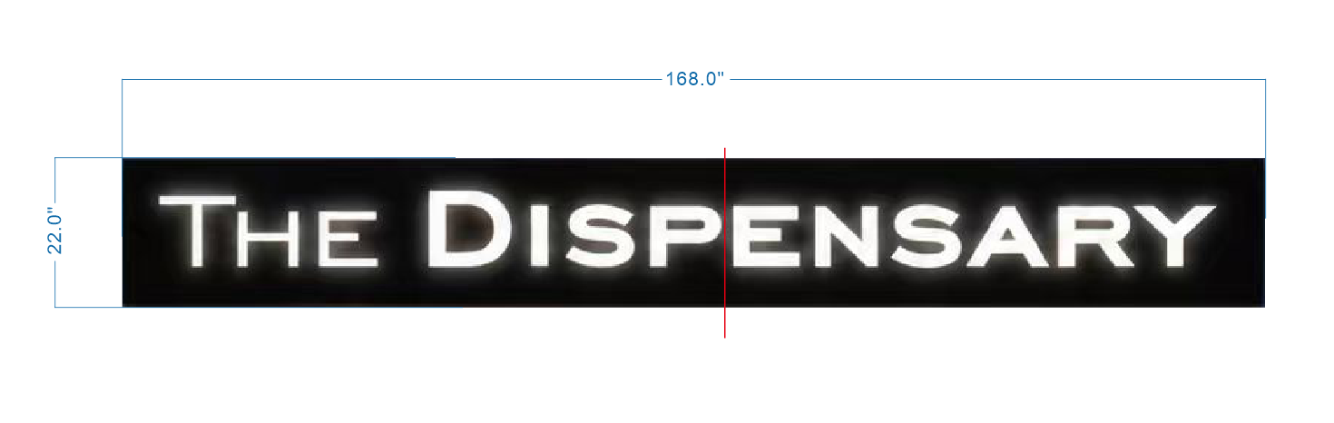 Custom Light Box Sign For Adam Green