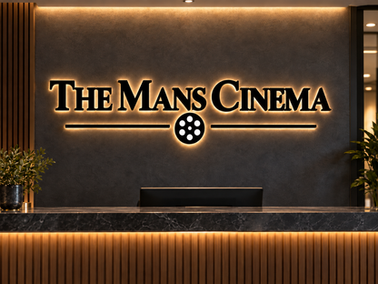 Custom 3D Metal Backlit Sign For Scott Mans