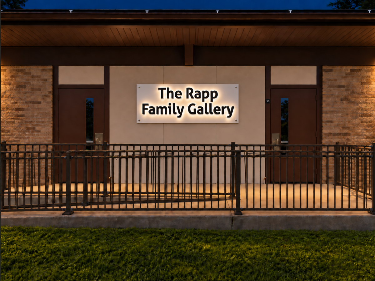 Custom 3D Metal Backlit With Metal Backboard Sign For Laura J Vosejpka