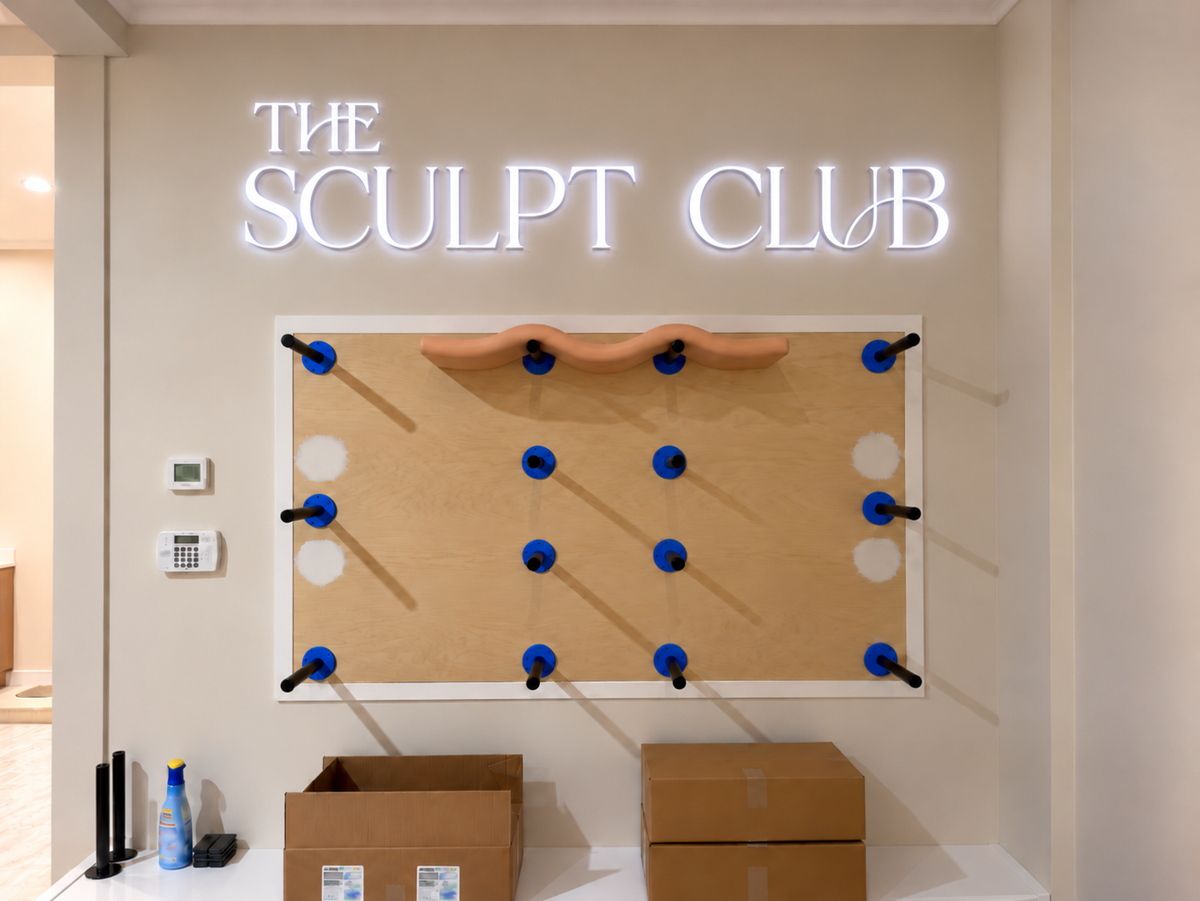 Custom 3D Acrylic Backlit Sign For Emily Crooks