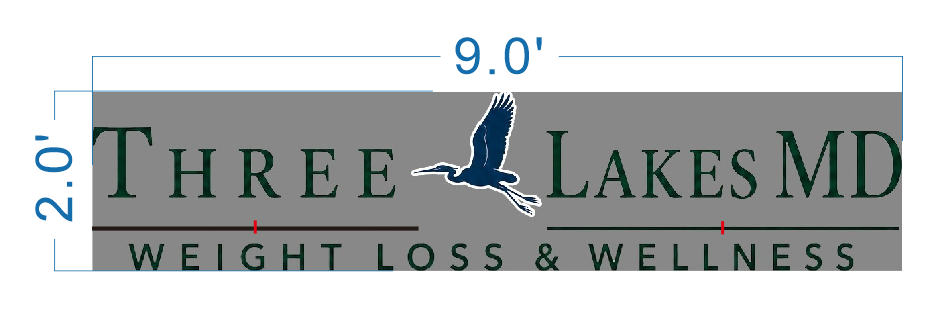 Custom 3D Metal Nonlit Sign For Paul Albers