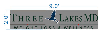 Custom 3D Metal Nonlit Sign For Paul Albers