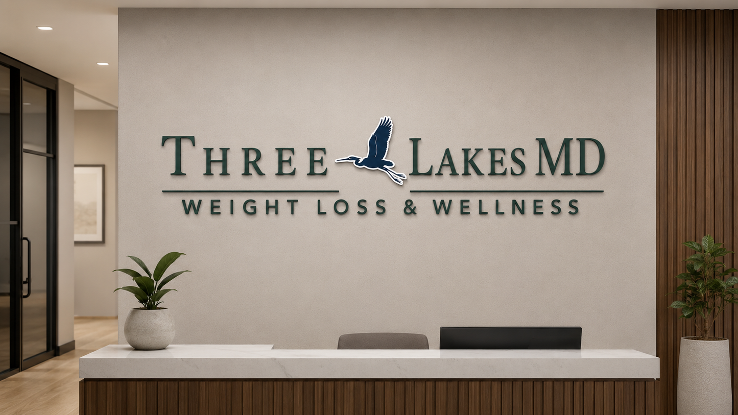 Custom 3D Metal Nonlit Sign For Paul Albers