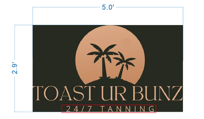 Custom 3D Gold Metal Nonlit Sign For Heather Young