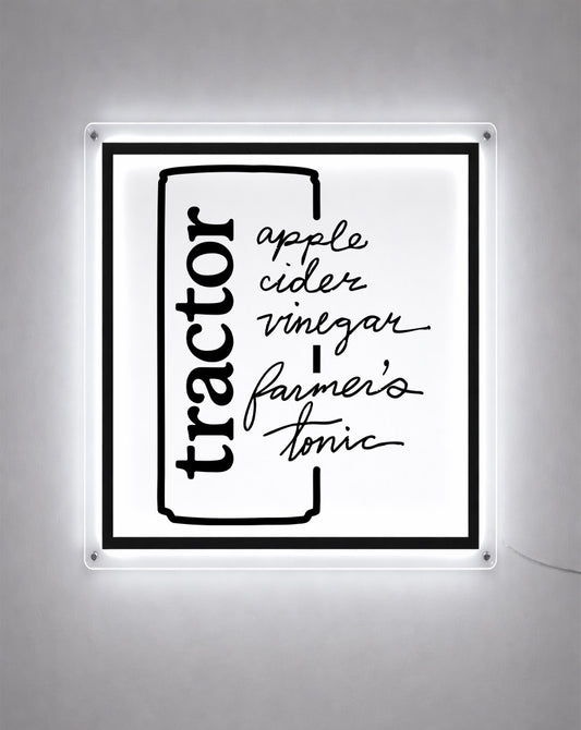 Custom Acrylic Backlit Sign For Tractor Care Center
