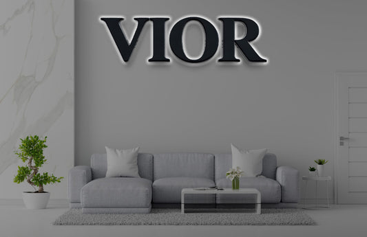 Custom Acrylic Backlit Sign For Adrian