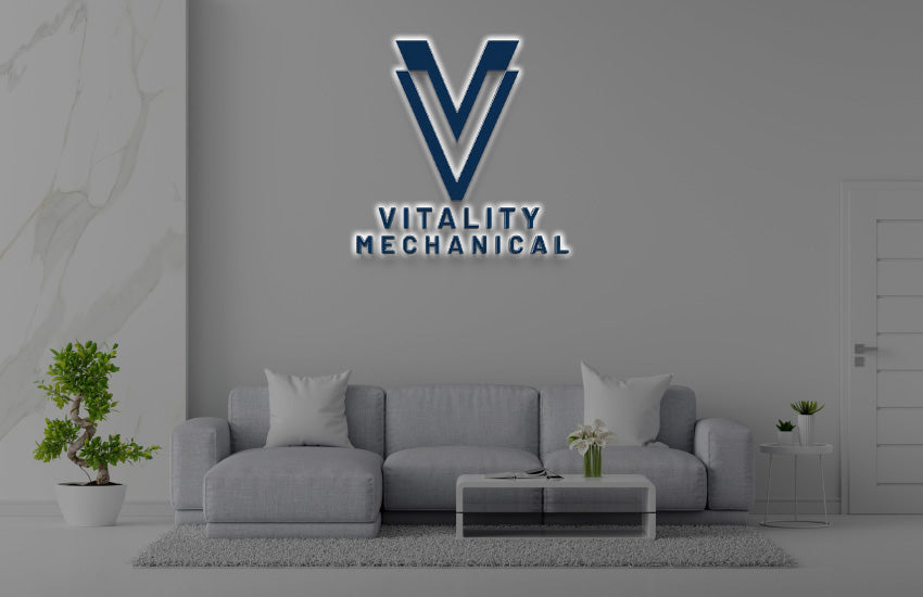 Custom Metal Backlit Sign For Robert