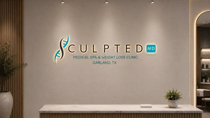Custom 3D Acrylic Backlit Sign For Leslie Payne