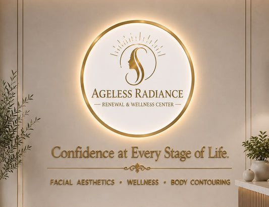 Custom 3D Gold Metal Backlit Sign For Alayna Dmiley