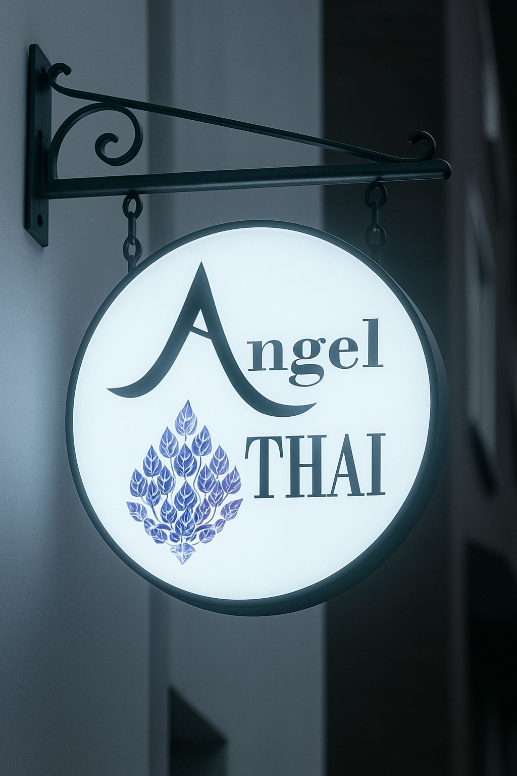 Custom Lightbox Sign For Kung Siri