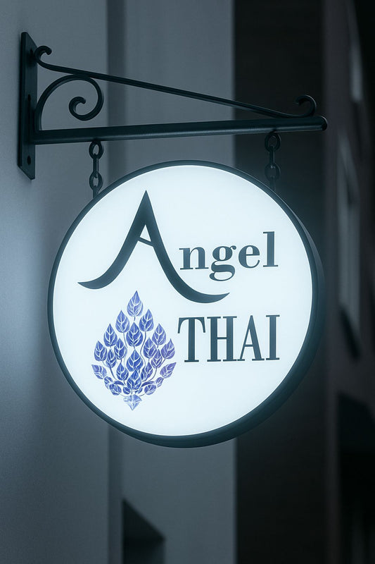 Custom Lightbox Sign For Kung Siri