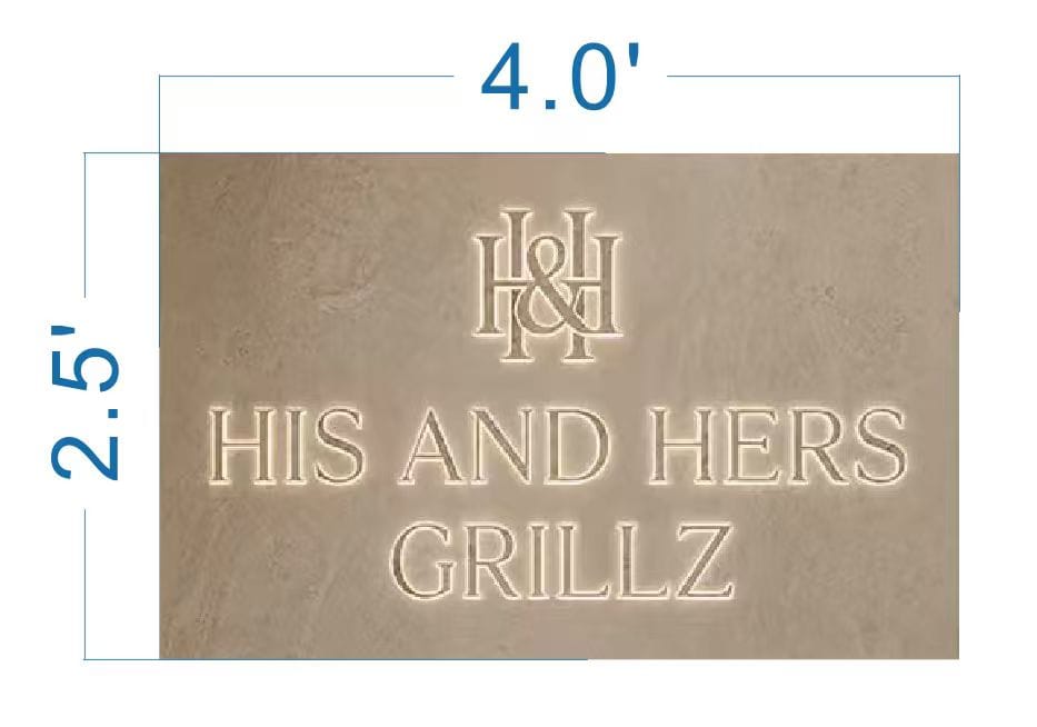 2 Custom Signs For Angelo Hornsby
