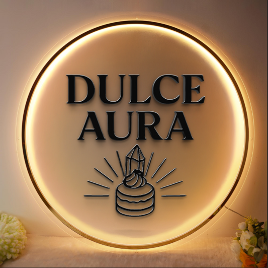 Custom Acrylic Backlit Sign for Mariana