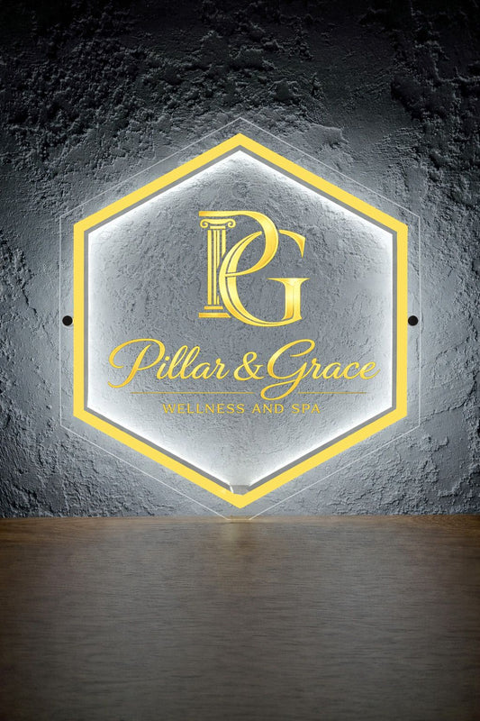 Custom Acrylic Backlit Sign For Tori