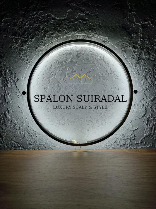 Custom Acrylic Backlit Sign For Aisha