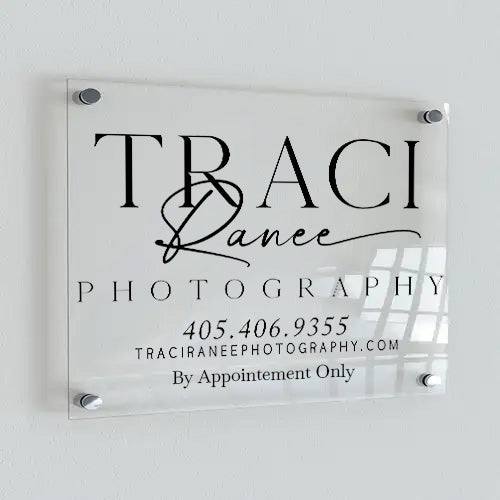 Custom Acrylic Sign For Traci
